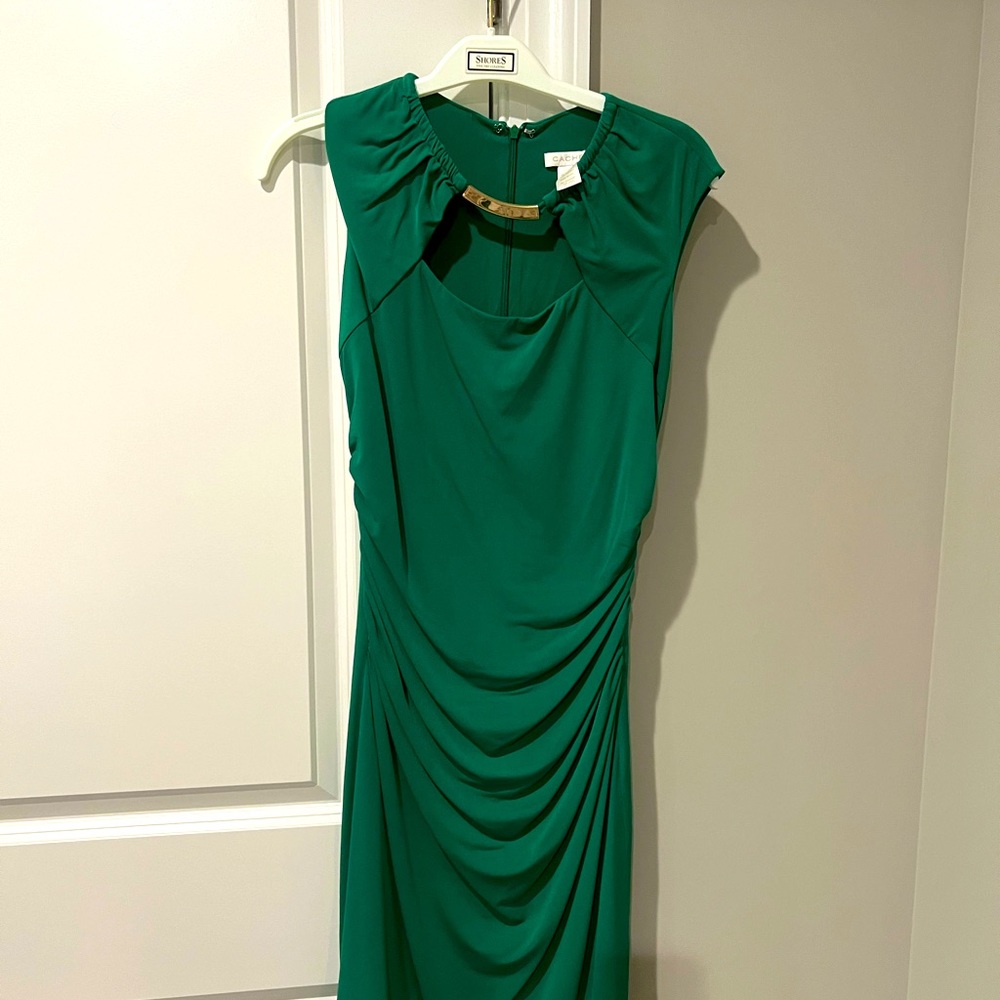 Cache Green Sexy Cocktail Dress